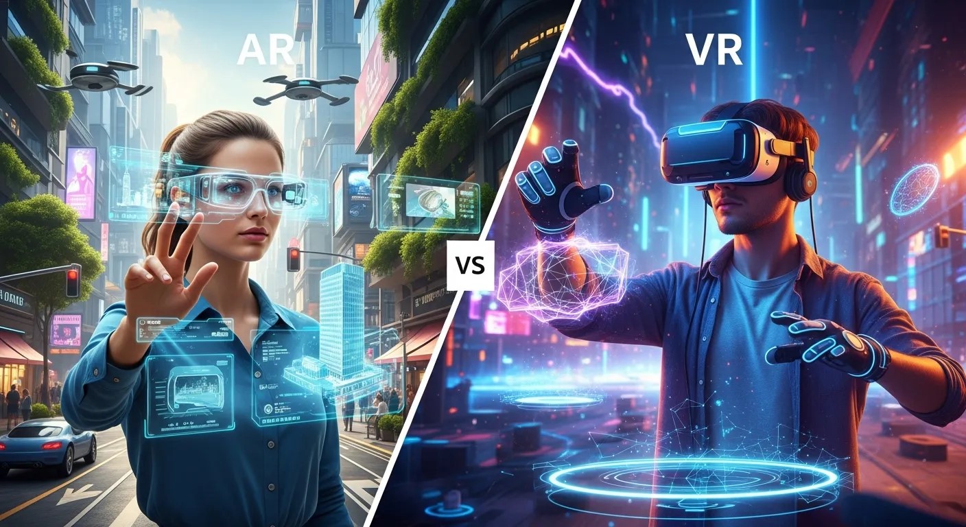 AR vs VR in Future Technology Trends