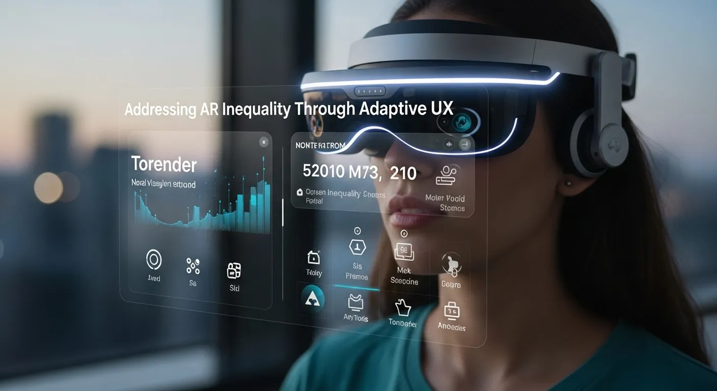 Addressing AR Inequality Through Adaptive UX