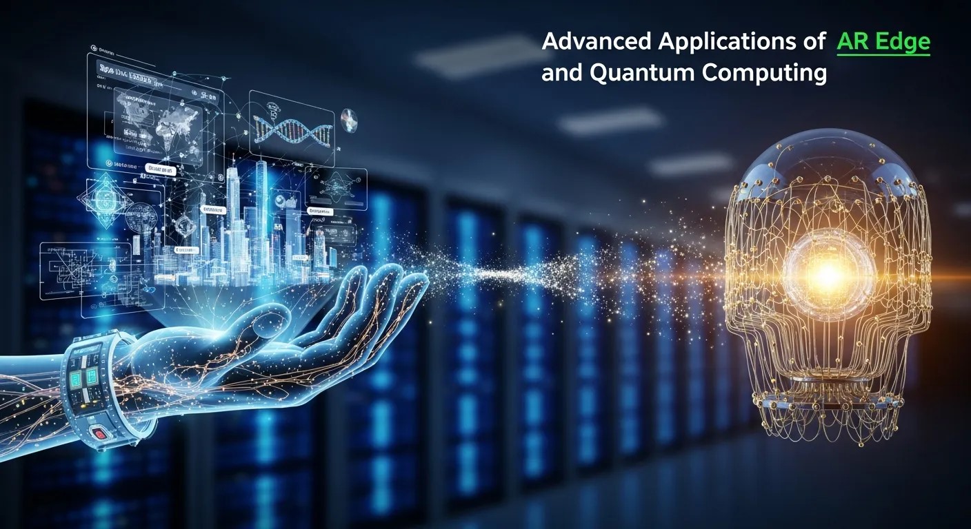 Advanced Applications of AR Edge and Quantum Computing