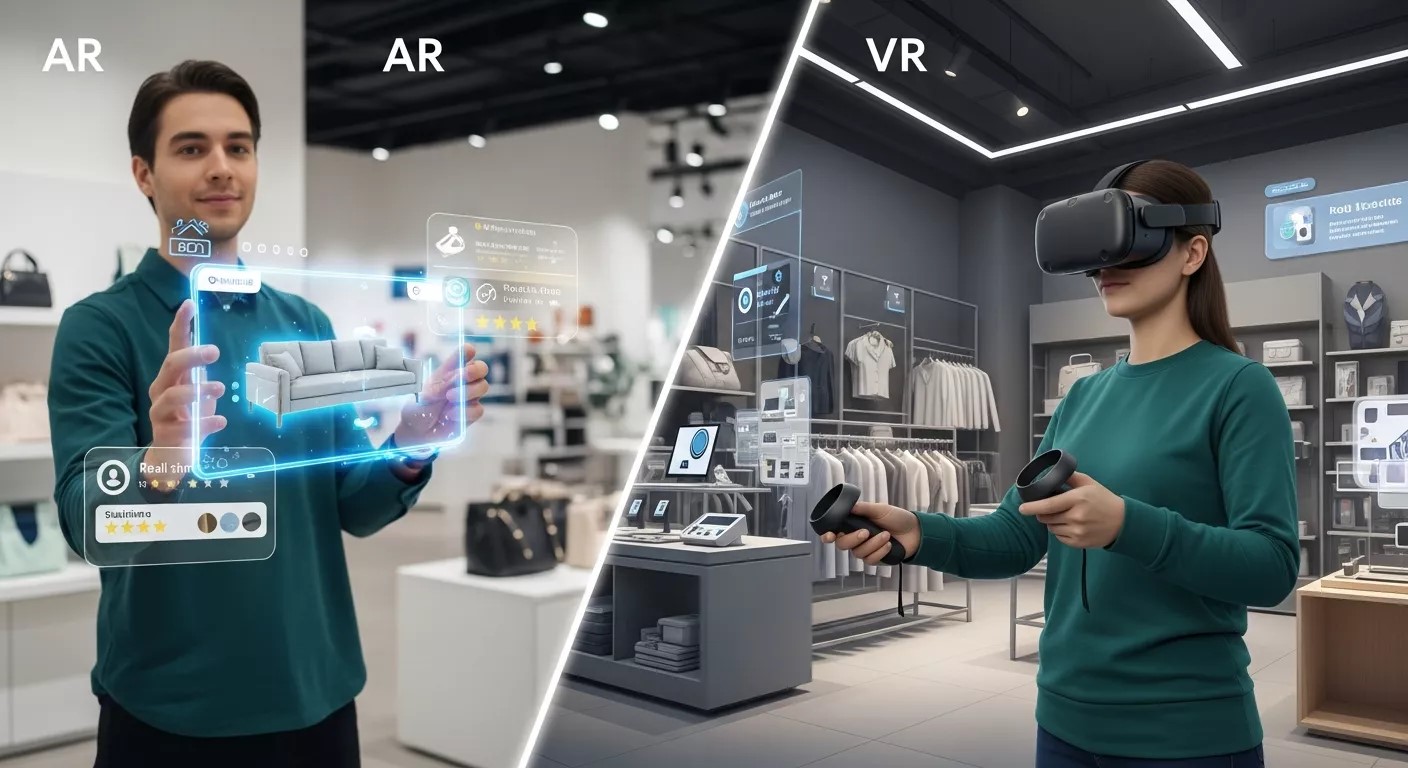 Augmented Reality vs. Virtual Reality in Commerce
