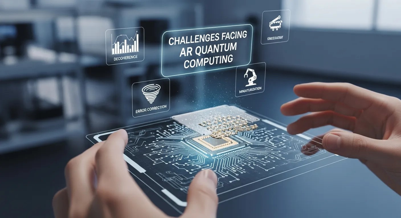 Challenges Facing AR Quantum Computing