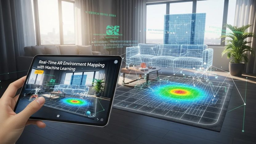 Real-Time AR Environment Mapping with Machine Learning