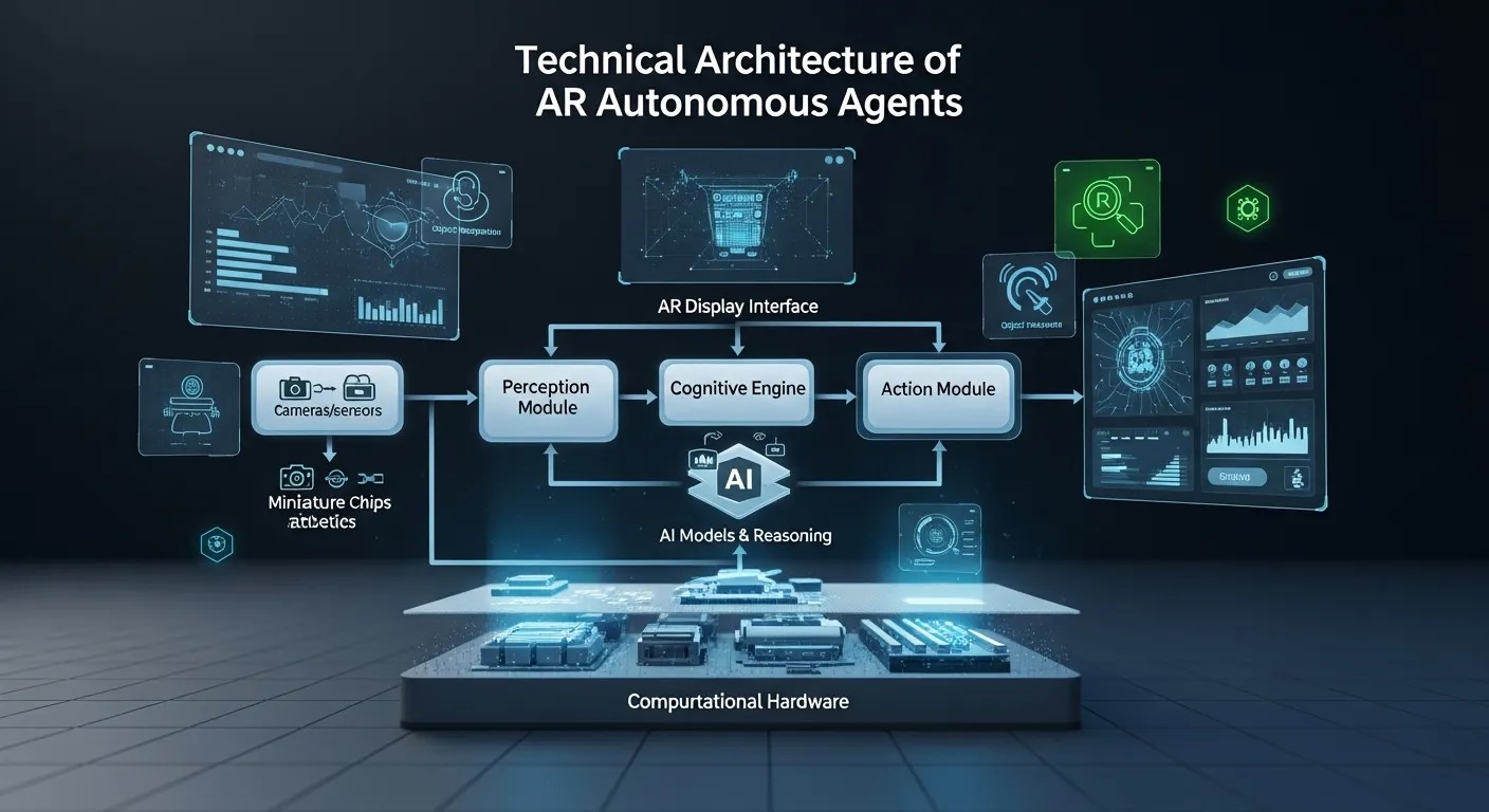 Technical Architecture of AR Autonomous Agents