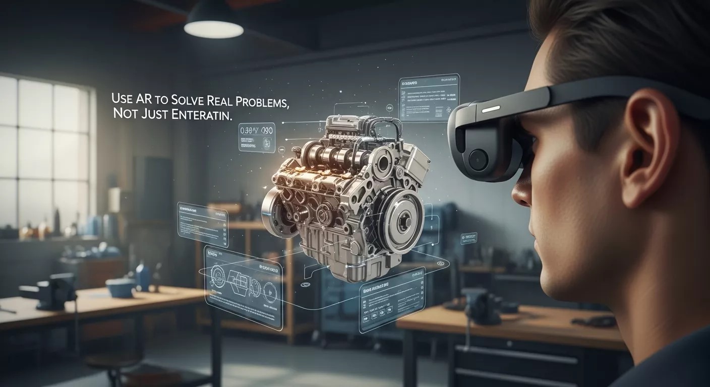 Use AR to Solve Real Problems, Not Just Entertain