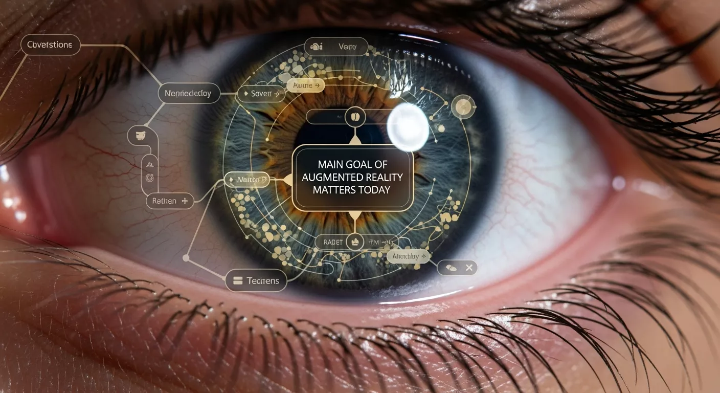Why Understanding the Main Goal of Augmented Reality Matters Today